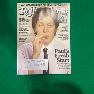 Rolling Stone Magazine with Paul McCartney Cover